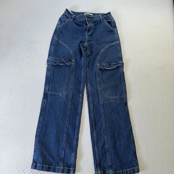 Pacsun Womens Baggy Jeans Size 24 Y2K Skater Grunge 90s Vintage - Picture 1 of 8